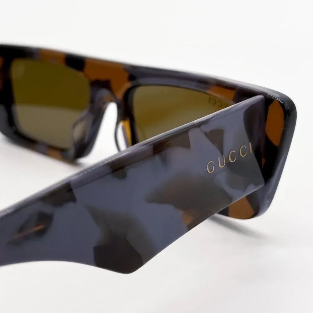 NEW GUCCI GG1331S 006 UNISEX GREY HAVANA BROWN SUNGLASSES GUCCI